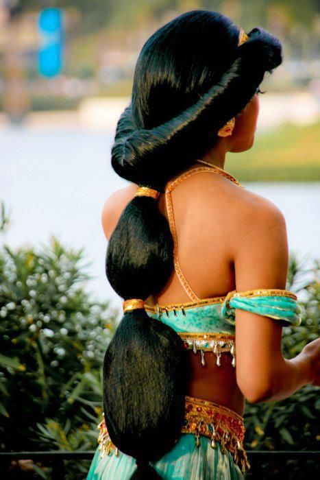 Princess Jasmine Updo For Glamorous Look