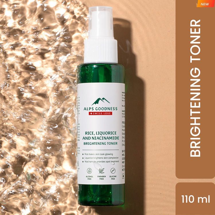 Alps Goodness Rice, Licorice And Niacinamide Brightening Toner (110ml)