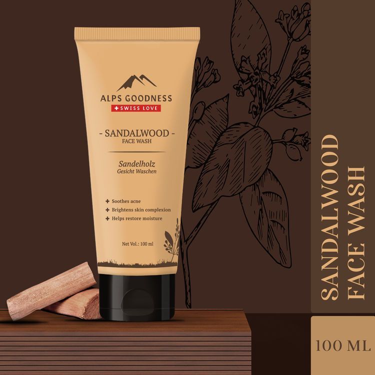 Alps Goodness Mild & Gentle Sandalwood Face Wash (100ml)