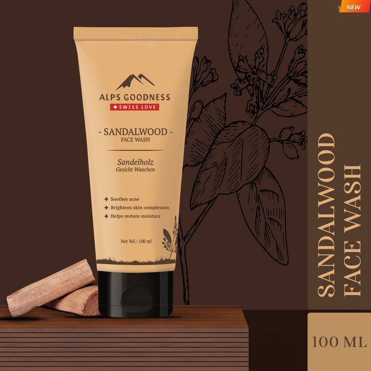 7. Alps Goodness Sandalwood Face Wash - 100ML