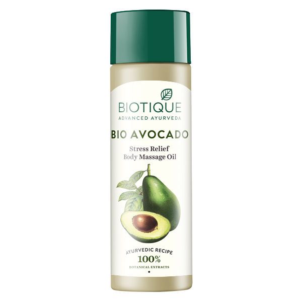 Buy Biotique Bio Avocado Stress Relief Body Massage Oil (200 ml)