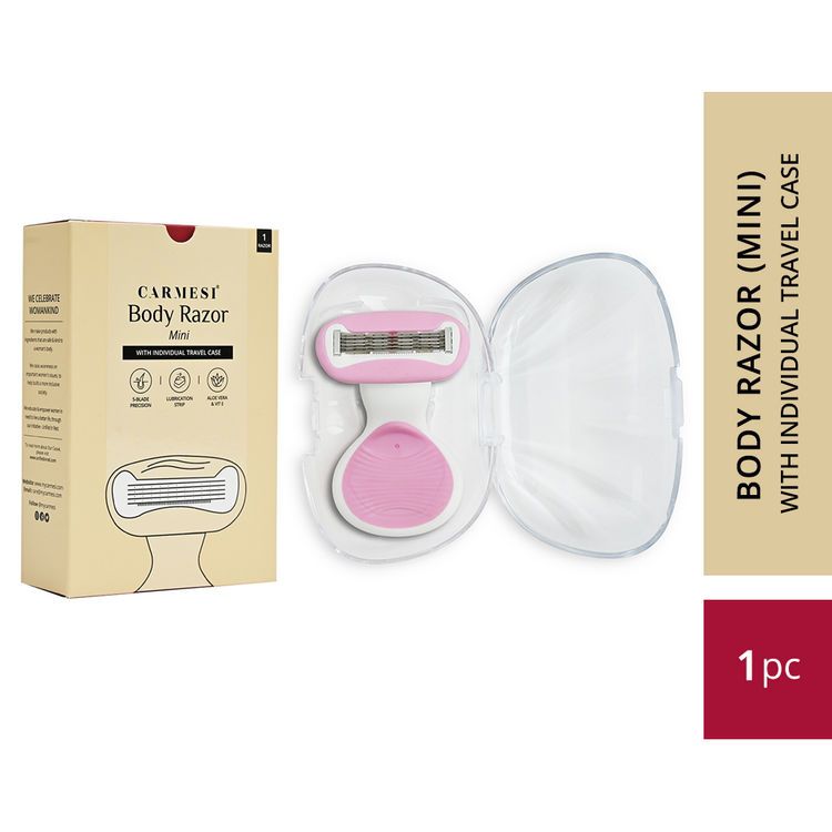 Carmesi Pink Mini Body Razor - 1