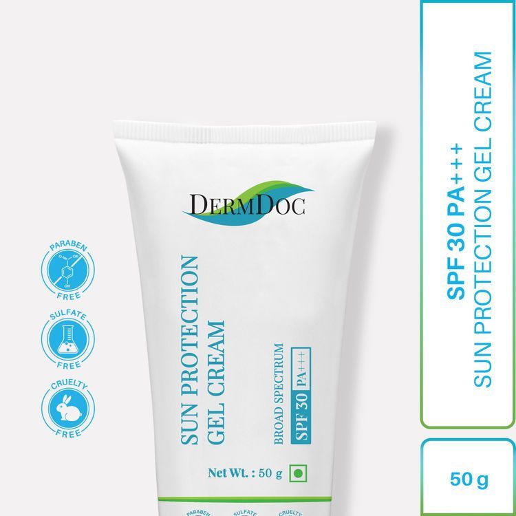 DermDoc Sun Protection Gel Cream with SPF 30 PA+++ (50 gm)