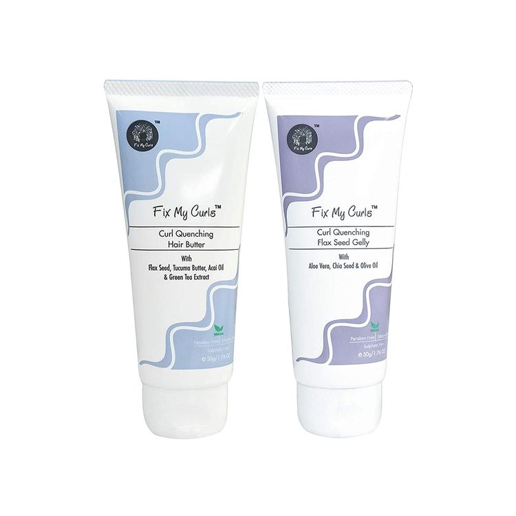 Fix My Curls Curl Quenching Moisture Bundle For Curly And Wavy Hair, 50GM