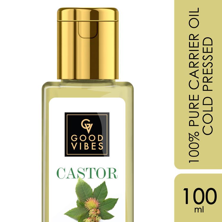 Good Vibes 100% Pure Castor Carrier Oil Cold Pressed(100 ml)