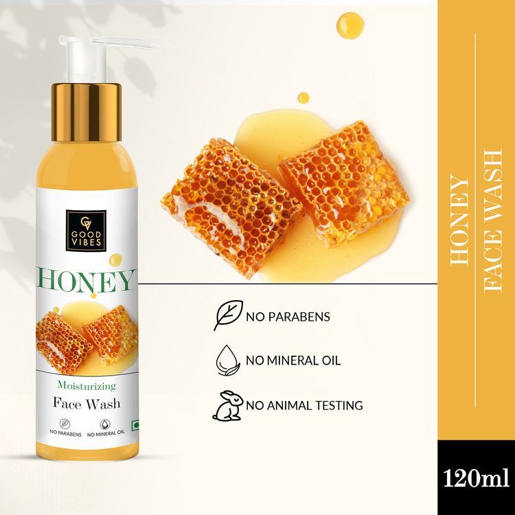 Good Vibes Honey Moisturizing Face Wash - 120ML