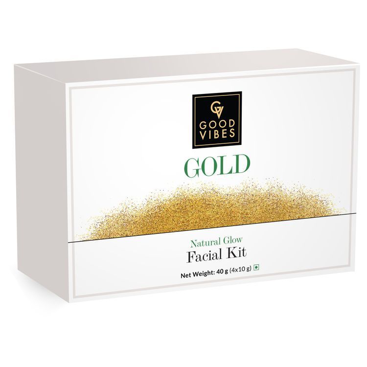 Good Vibes Gold Natural Glow Facial Kit (40g)