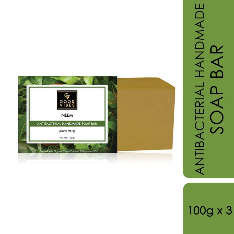 Goodvibes Neem Antibacterial soap (100g x 3)