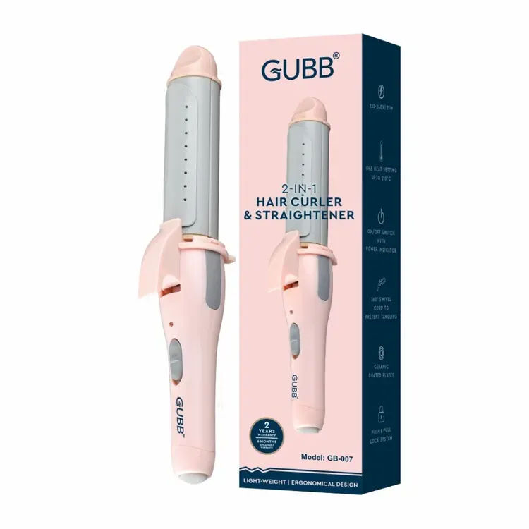 Gubb 2 in 1 hair curler and straightener
