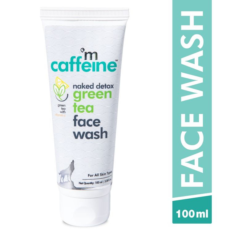 mCaffeine Green Tea Face Wash (100ml)