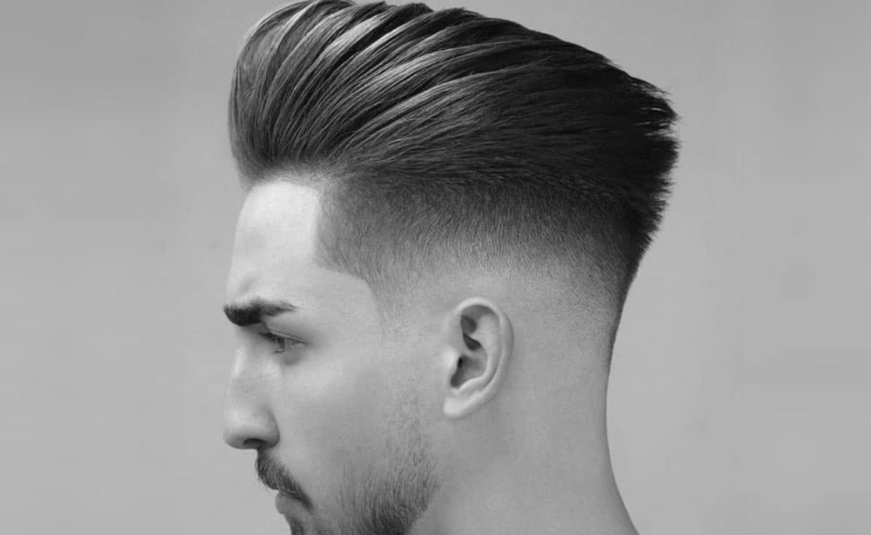 Blending the Side Part with a Pompadour