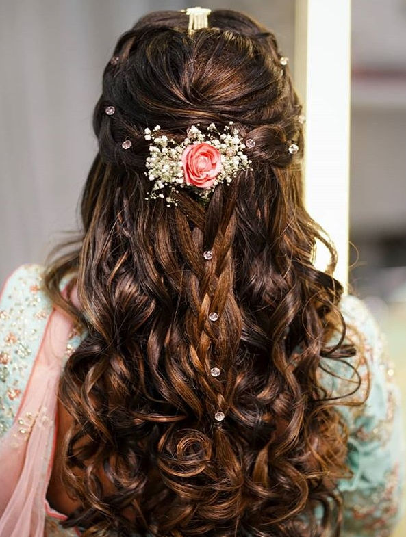 Top 12 Beautiful Bridal Hairstyle For Wedding Reception