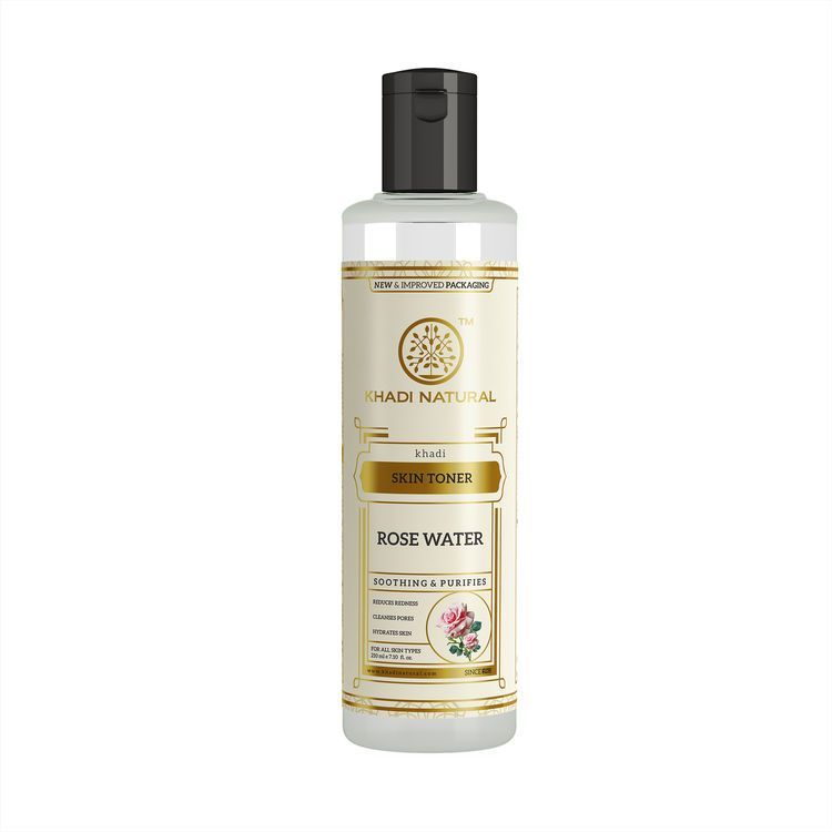 Khadi Natural Ayurvedic Pure Rose Water Skin Toner (210 ml) 
