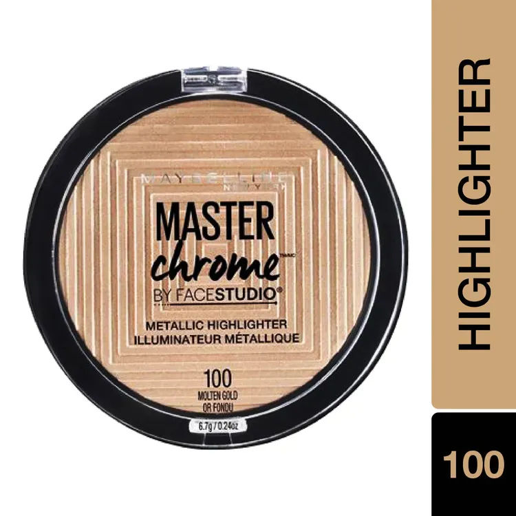 Maybelline New York Face Studio Master Chrome Metallic Highlighter - Molten Gold (6.7 g)