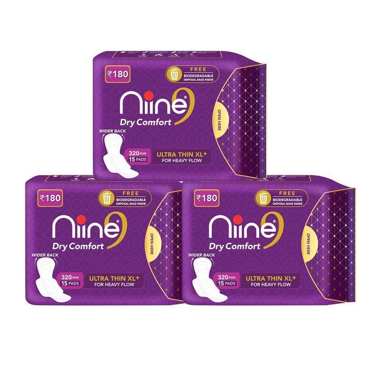 Buy Whisper Thick Bindazzz Nights Sanitary Pads (400mm) (XXXL) 10's Online  at Best Price - Sanitary Napkins