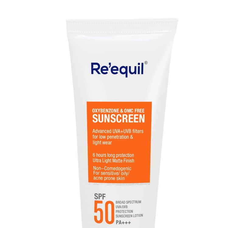 Re'equil Oxybenzone & OMC Free Sunscreen Spf 50  (50g)