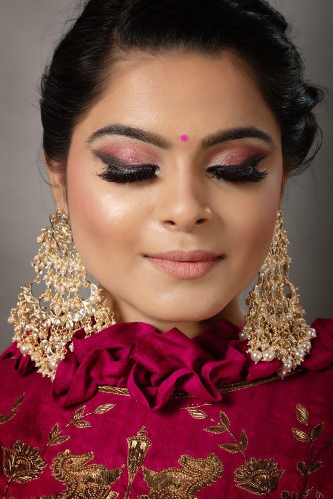 How To Do Eye Makeup For Pink Saree Saubhaya Makeup