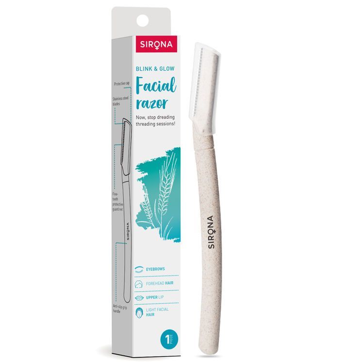 Sirona Face Razor with Pouch - Pack of 1