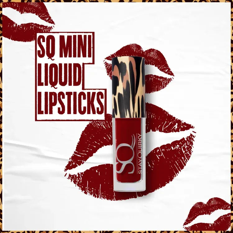 Stay Quirky Mini Liquid Lipstick Red Too Hot For Date Night (1.6 ml)