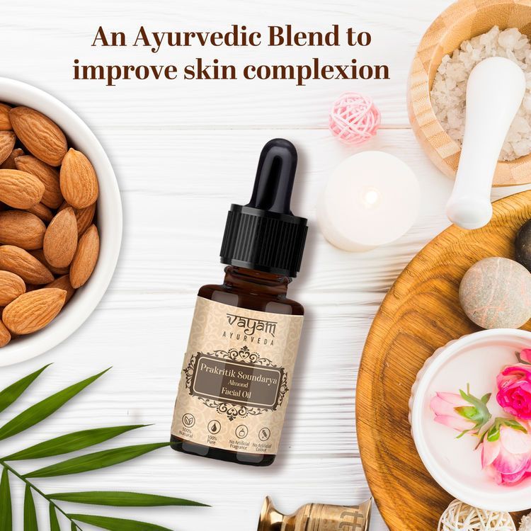 Vayam Ayurveda Prakritik Soundarya Almond facial Oil (30ml)