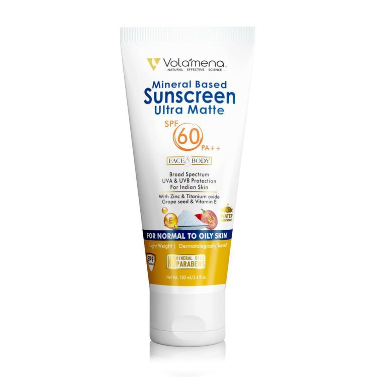 Volamena Mineral Based Sunscreen Gel Ultra Matte 60 Spf (100 ml)