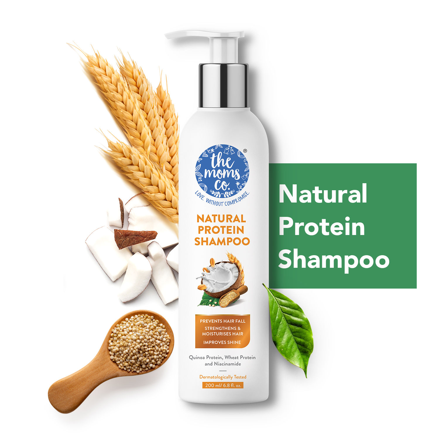 Buy The Moms Co. Natural Protein Shampoo (200 ml) Online Purplle