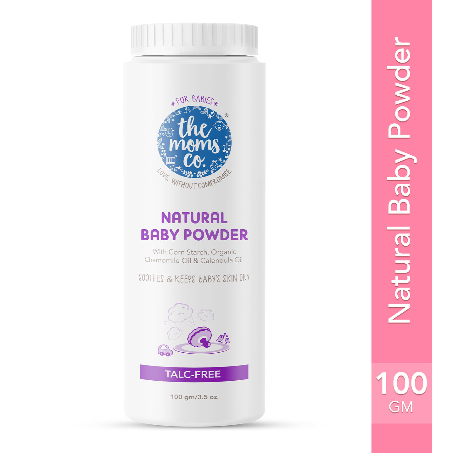 Buy The Moms Co. Natural Baby Powder (100 g) Online Purplle
