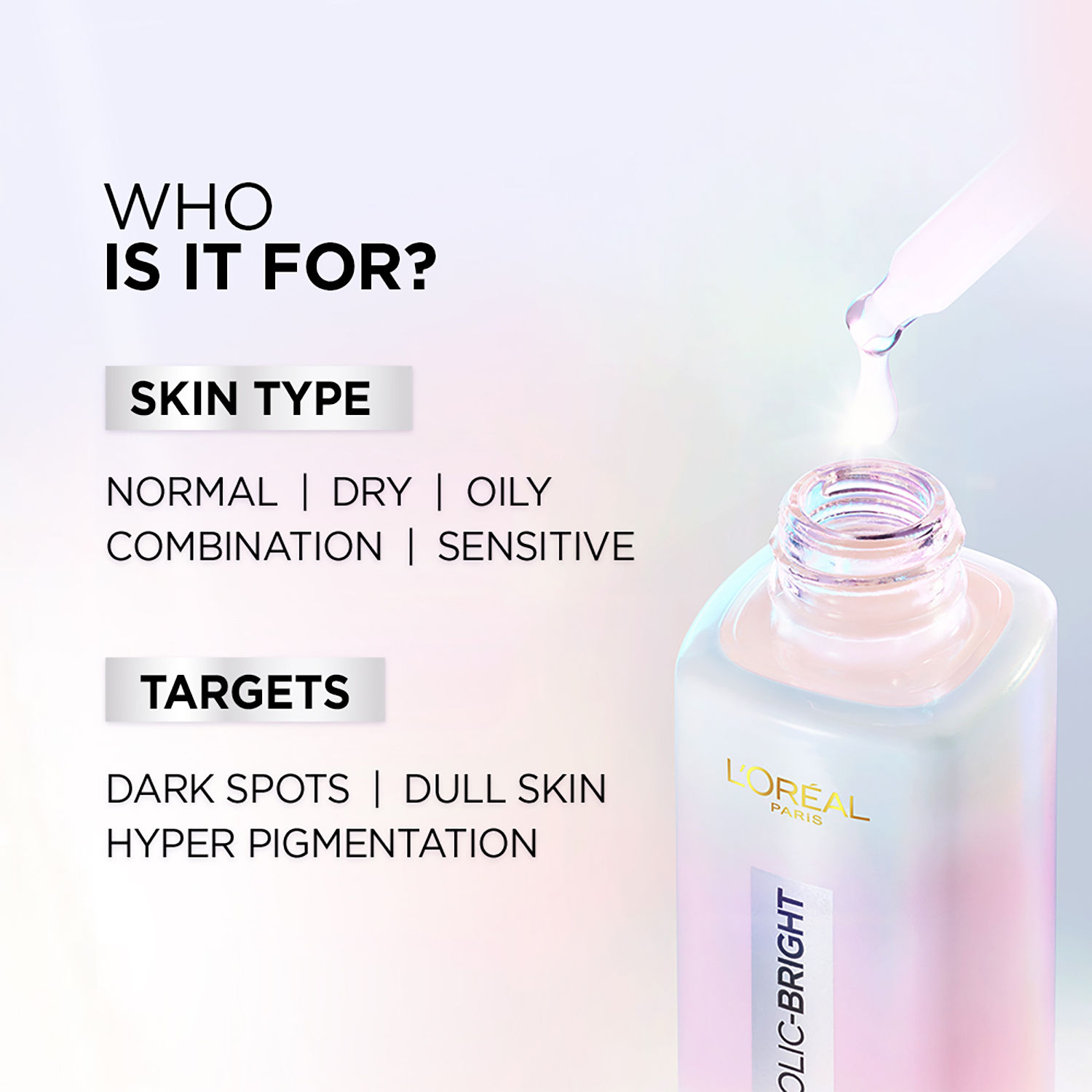 L'Oreal Paris Glycolic Bright Skin Brightening Serum, 30ml 1