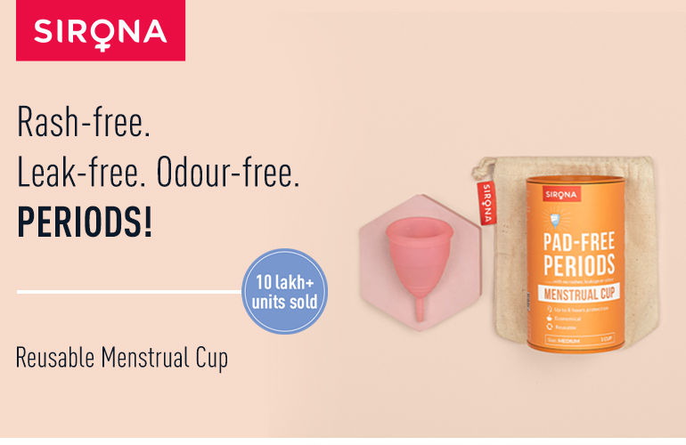 Buy Sirona Reusable Menstrual Cup with FDA Compliant Medical Grade ...