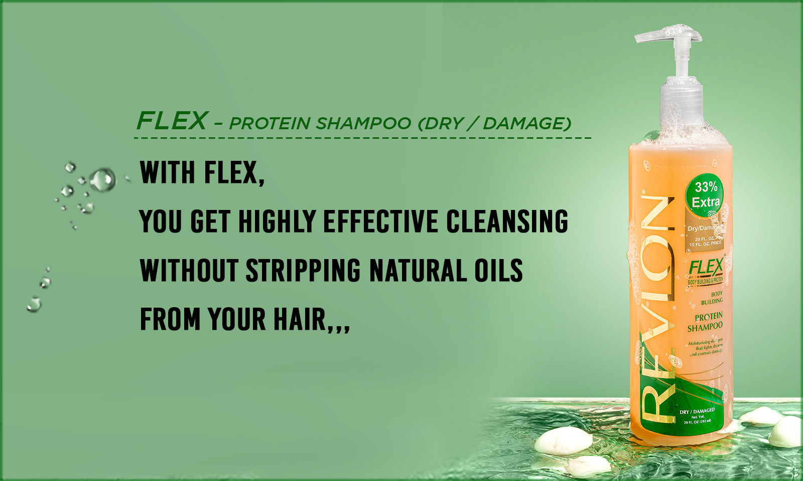 Buy Revlon Flex Body Building Shampoo For Dry & Damaged Hair (592 ml