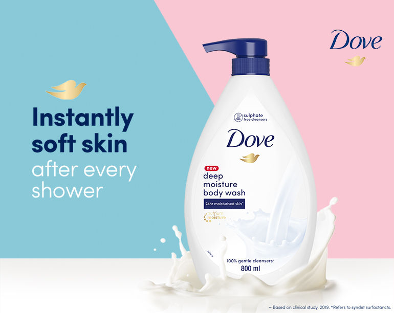 Dove Deep Moisture Body Wash 800 ml
