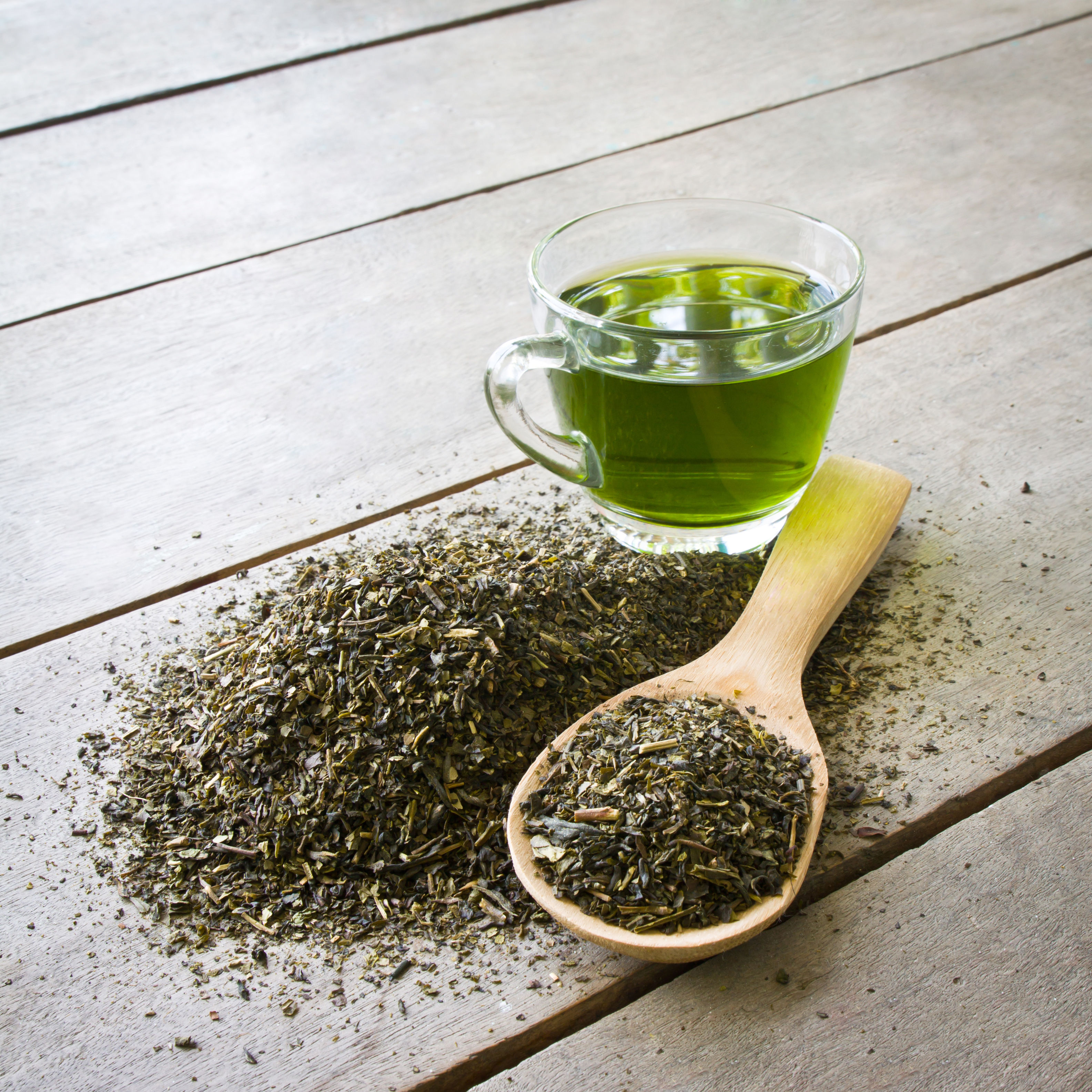 Green tea for hair fall