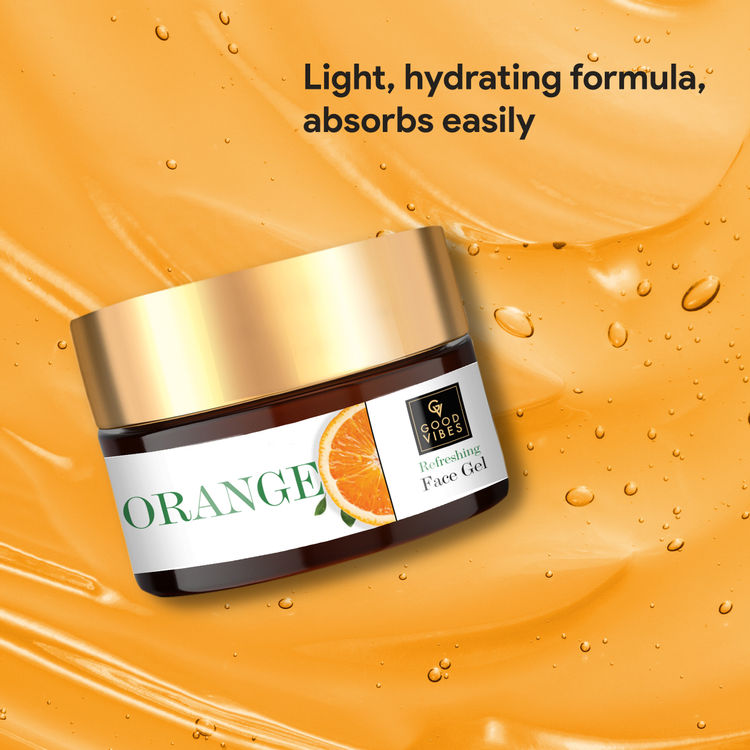Good Vibes Refreshing Face Gel – Orange (100 g)