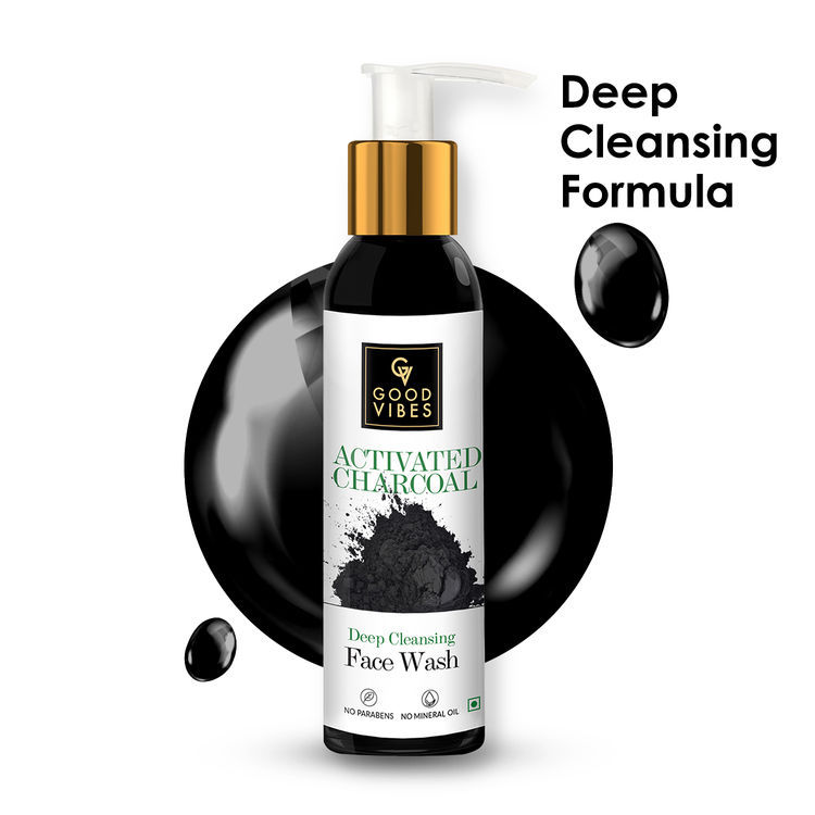 Good Vibes Deep Cleansing Activated Charcoal Face Wash