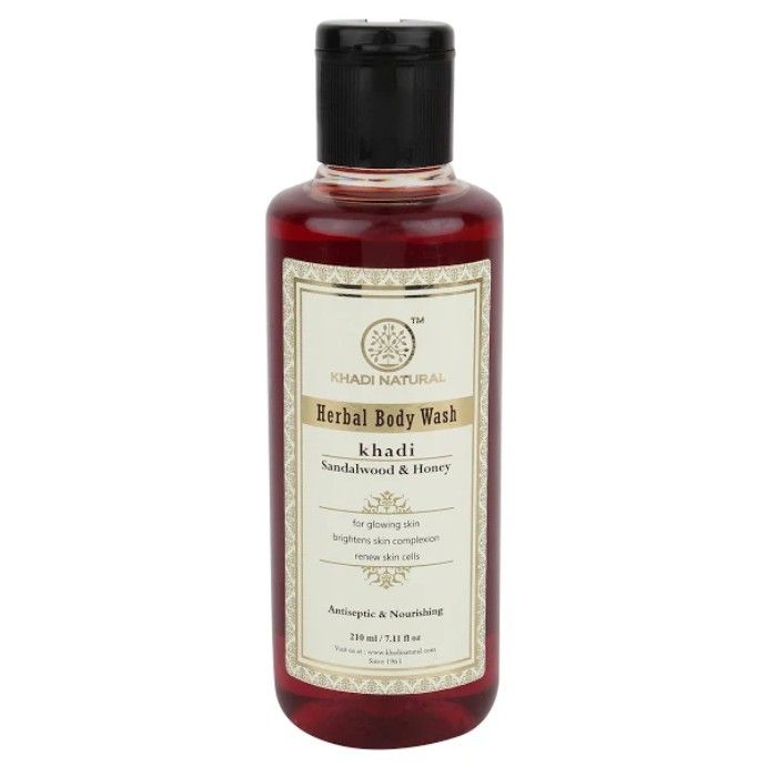 Khadi Natural Ayurvedic Sandalwood & Honey Body Wash