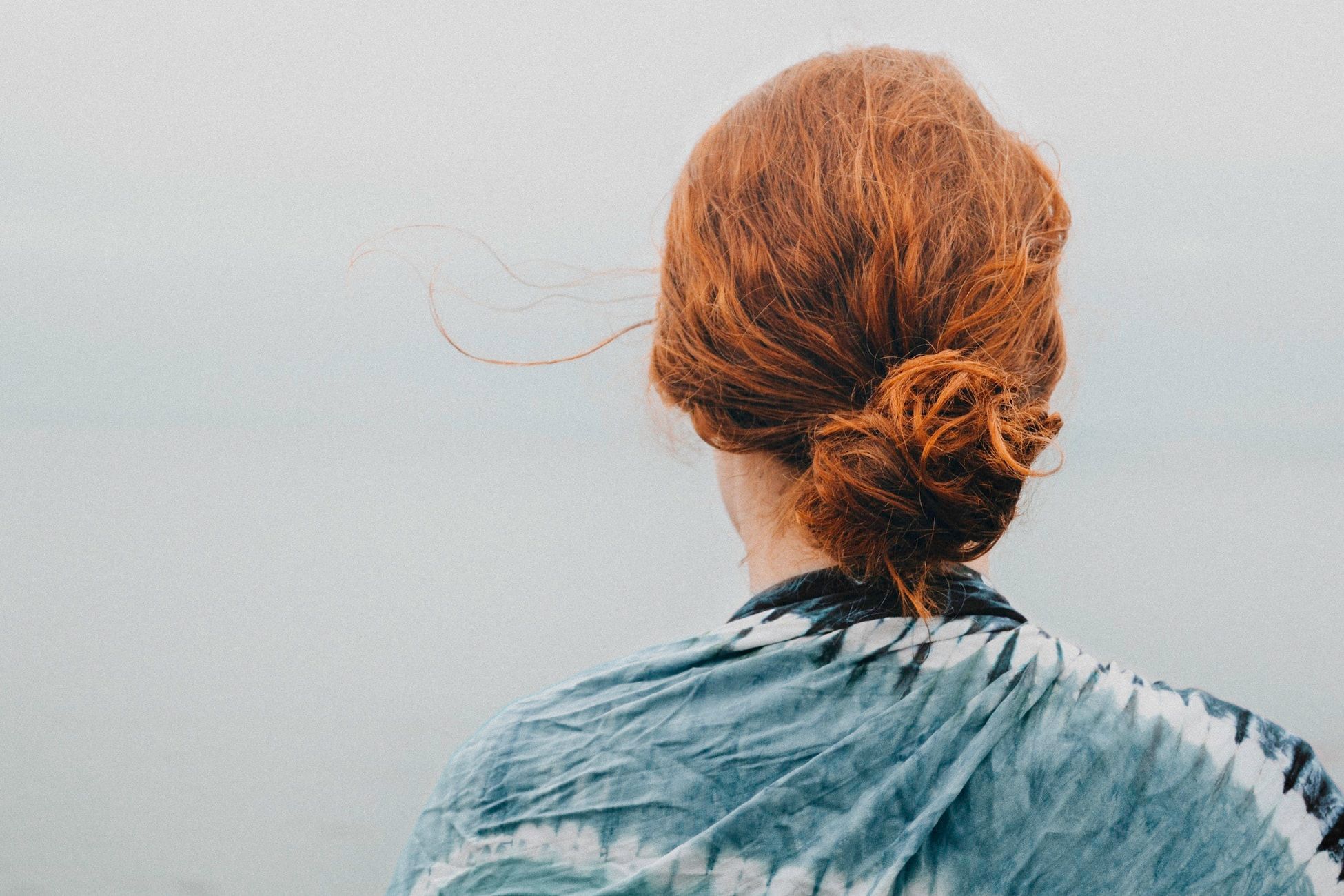 curly low bun