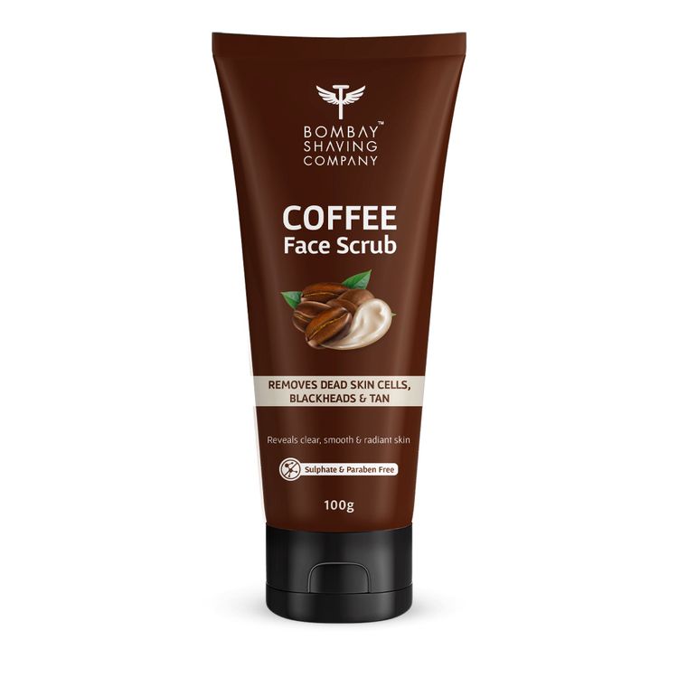 Bombay Shaving Company Exfoliating Coffee Face Scrub for Men and Women (100g)