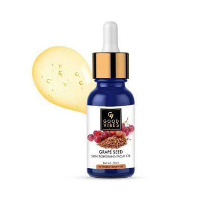 Good Vibes Grape Seed Skin Tightening Facial Oil  (10ml)