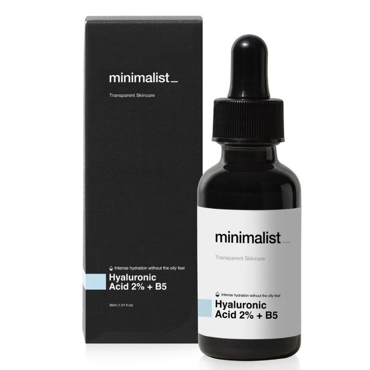 Minimalist 2% Hyaluronic Acid + PGA Face Serum With Aquaporin Booster + Copper + Biosaccharide, (30ml)