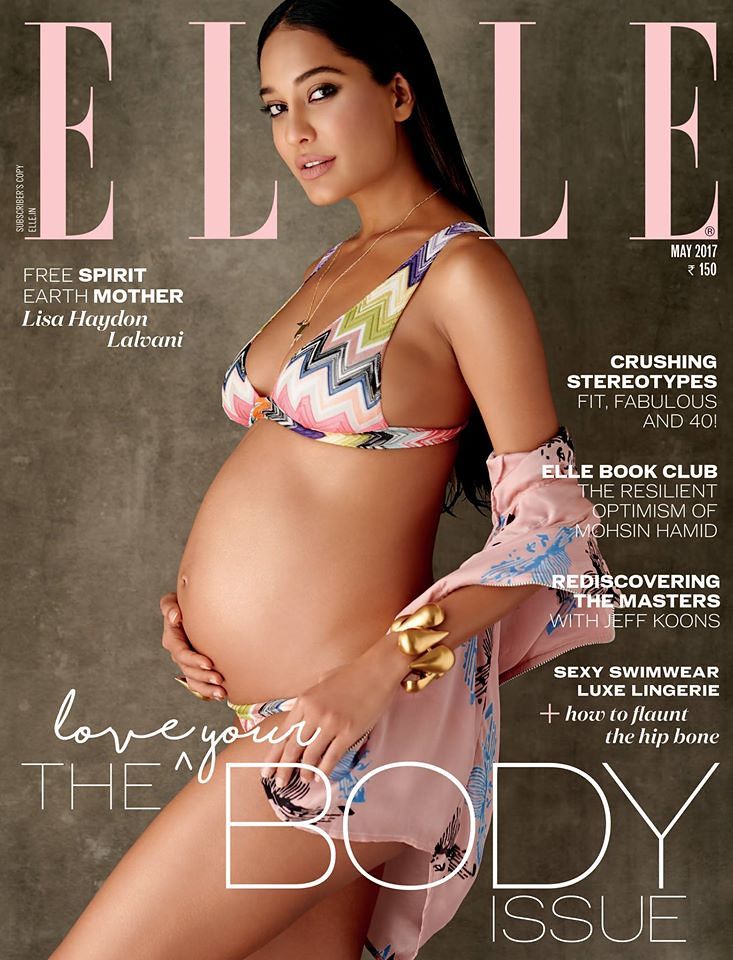 Lisa Haydon's Maternity Bikini Style