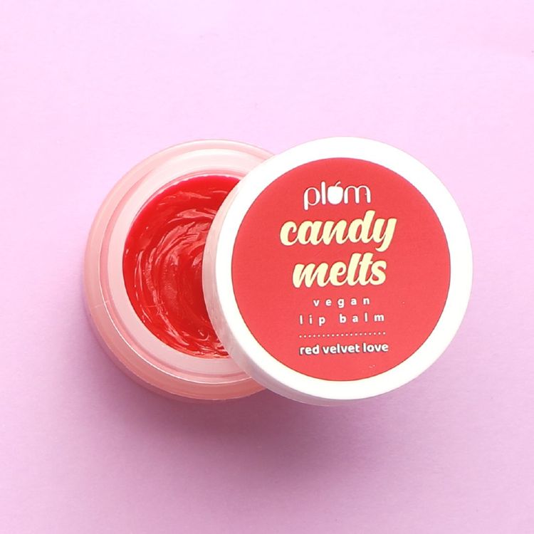 Plum Candy Melts Vegan Lip Balm | Red Velvet Love (12 g)