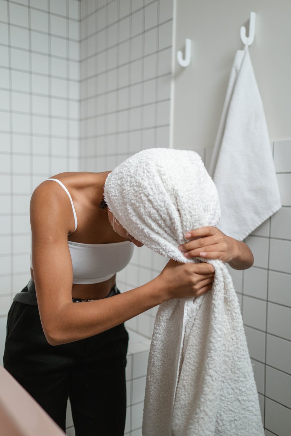 Add steam to help hair mask work better
