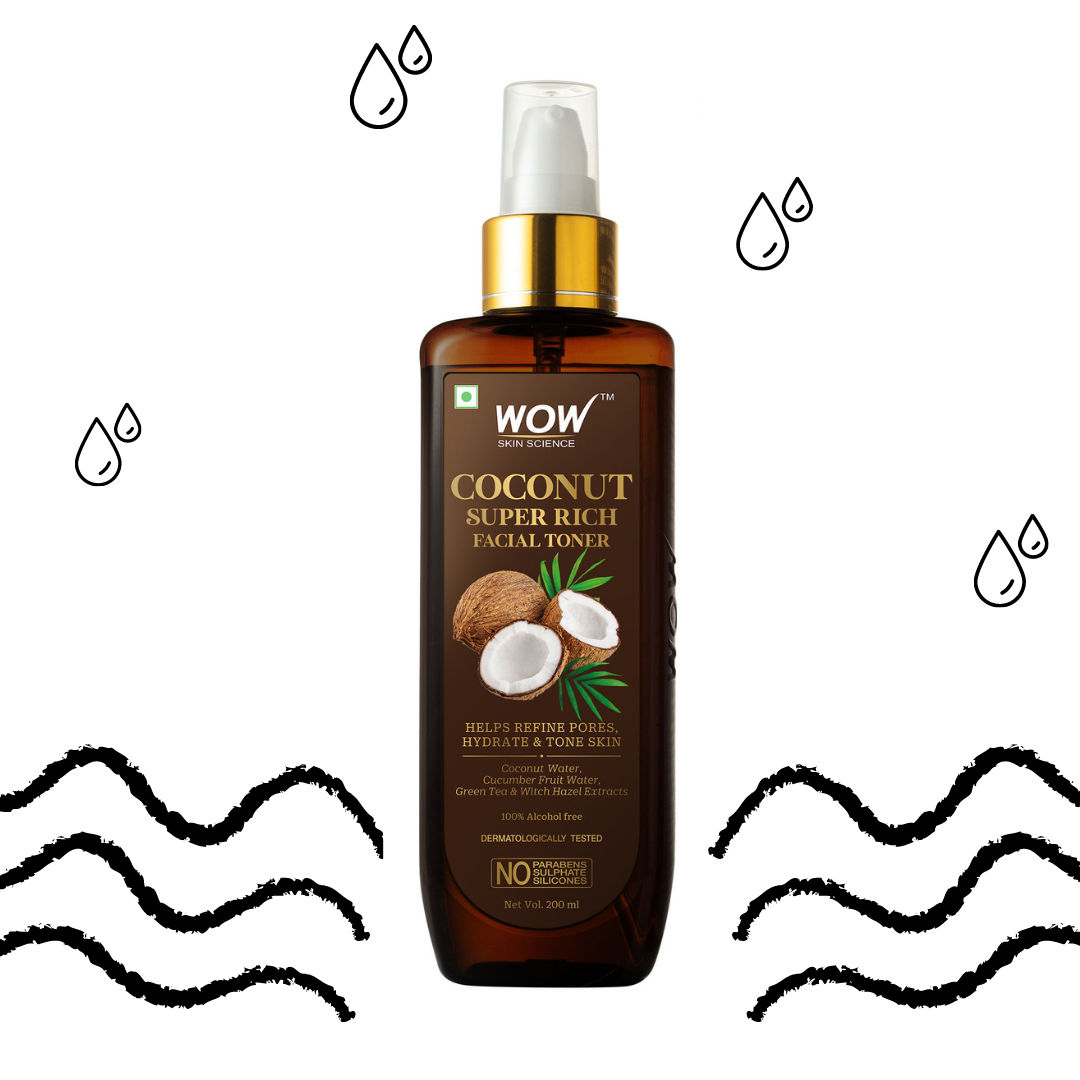 WOW Skin Science Coconut Super Rich Facial Toner (200 ml)