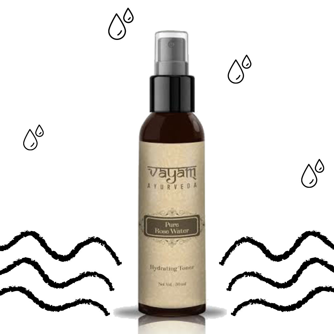Vayam Ayurveda Pure Rose Water Hydrating Toner (50ml)