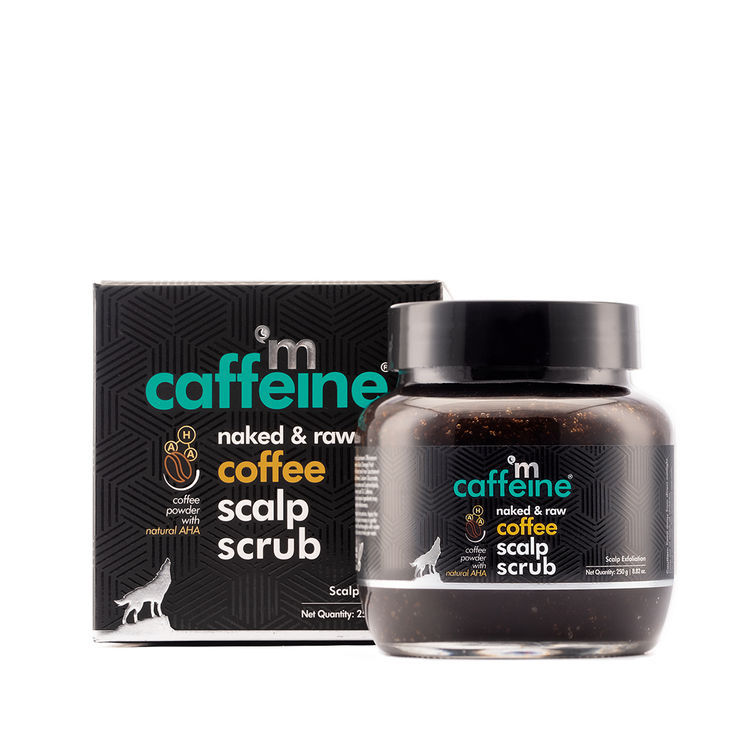 mCaffiene Naked & Raw Coffee Scalp Scrub