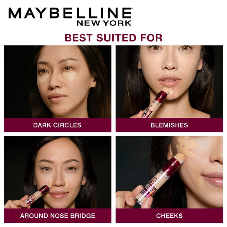 how to use maybelline concealer eraser