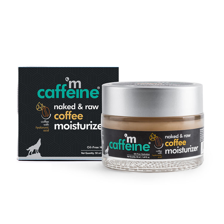 mCaffeine Oil-Free Coffee Moisturizer with Hyaluronic Acid & Pro Vitamin B5 for Instant Hydration - (50ml)