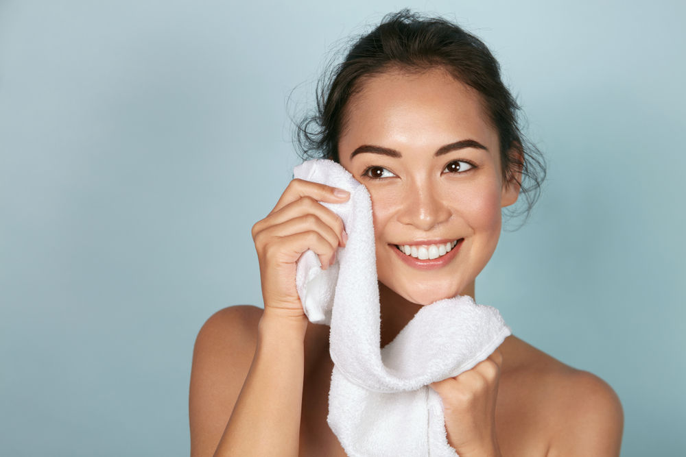Use a night cleanser and use a hydrating toner to close pores.