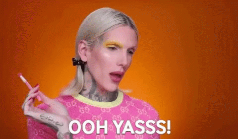 Jeffree Star Makeup Gif