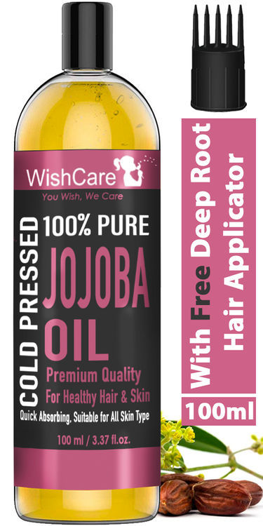WishCare Pure Cold Pressed Natural Unrefined Jojoba Oil (100ml)